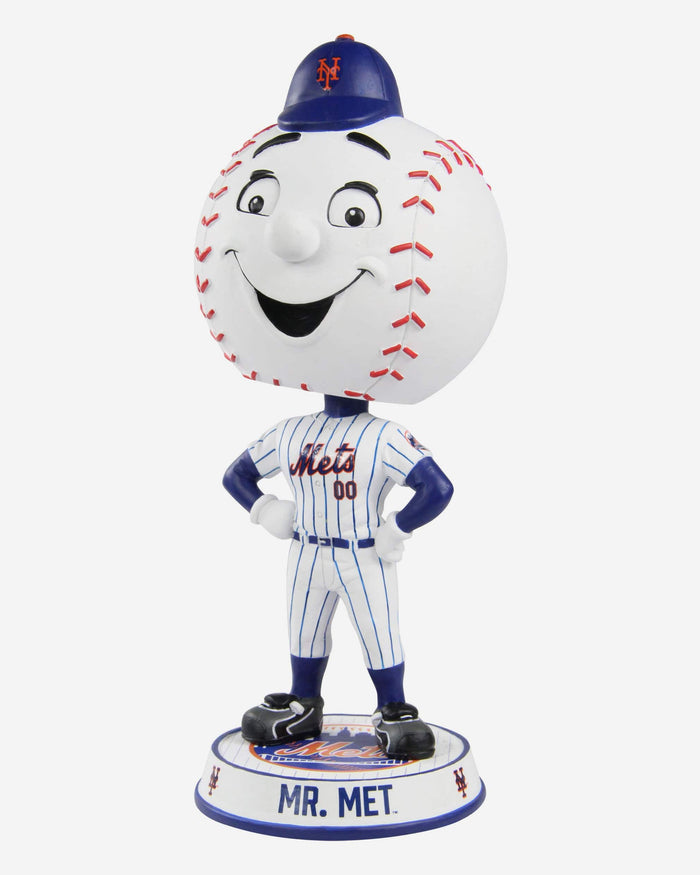 Mr Met New York Mets Mascot Bighead Bobblehead FOCO - FOCO.com