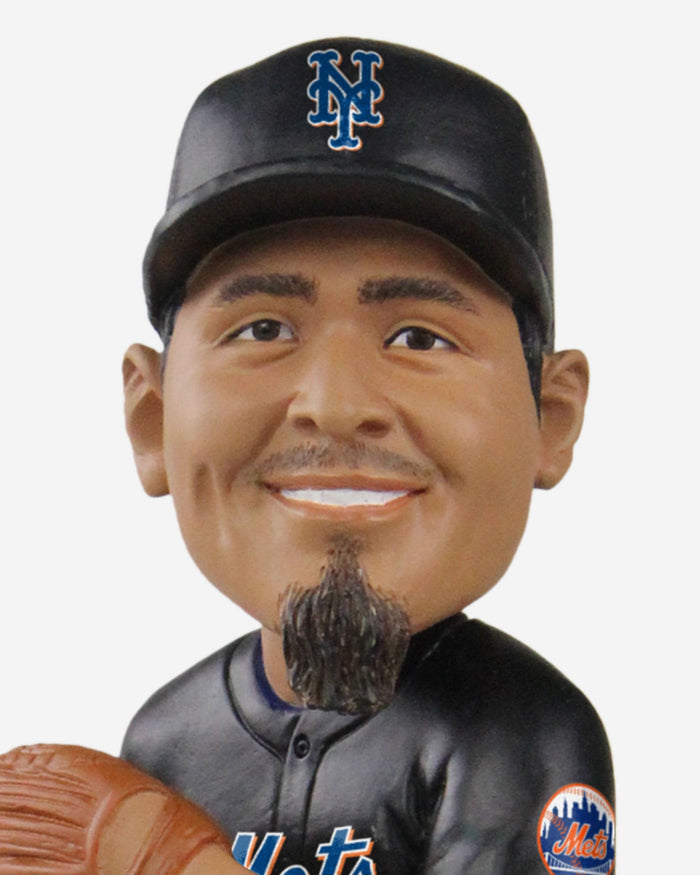 Carlos Carrasco New York Mets Black Jersey Bobblehead FOCO - FOCO.com