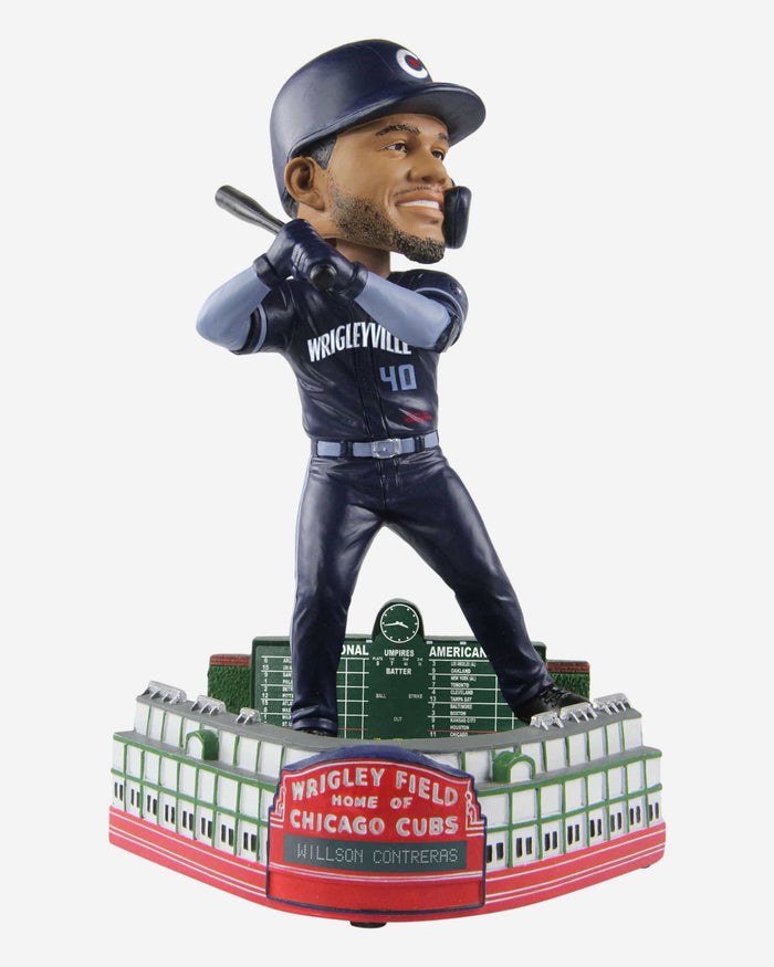 Willson Contreras Chicago Cubs 2022 City Connect Bobblehead FOCO - FOCO.com