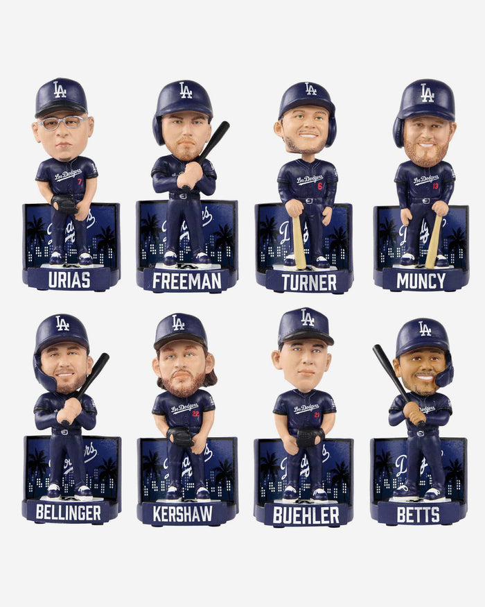 Los Angeles Dodgers 2022 City Connect Mini Bobblehead Boxed Set FOCO - FOCO.com