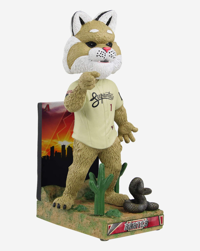 D Baxter The Bobcat Arizona Diamondbacks City Connect Mascot Bobblehead FOCO - FOCO.com