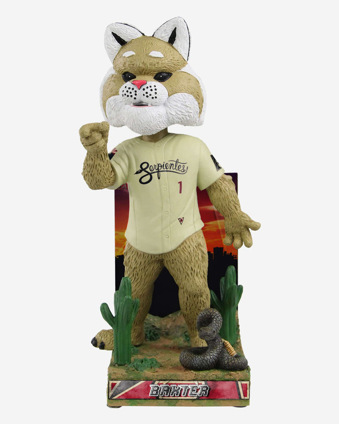 D Baxter The Bobcat Arizona Diamondbacks City Connect Mascot Bobblehead FOCO - FOCO.com