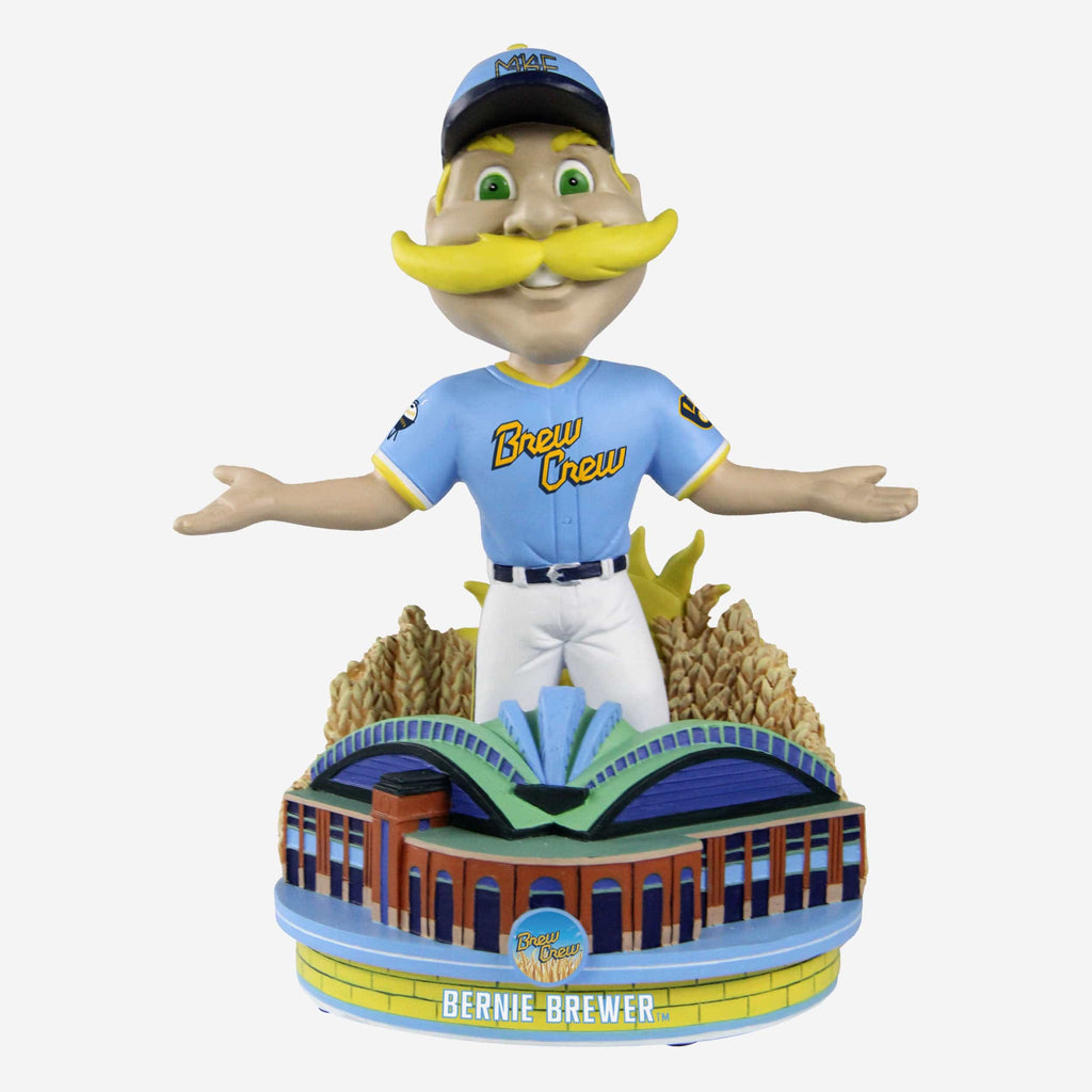 Bernie Brewer Milwaukee Brewers 2022 City Connect Mascot Bobblehead FOCO - FOCO.com