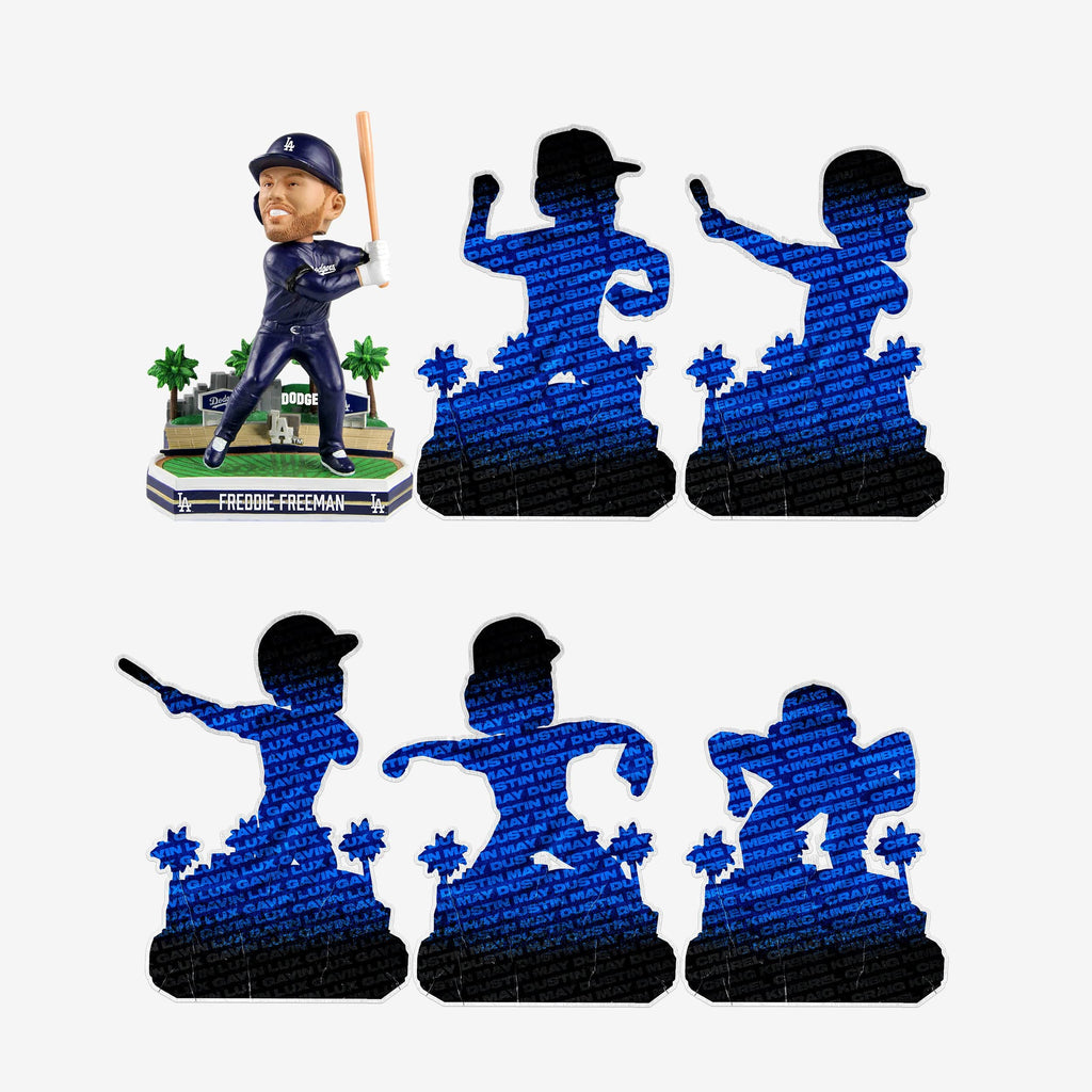 Los Angeles Dodgers 2022 City Connect Bobblehead Collection Set FOCO - FOCO.com