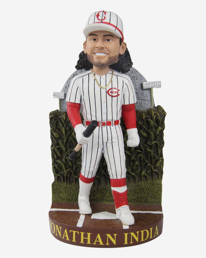 Jonathan India Cincinnati Reds 2022 Dyersville Cornfield Bobblehead FOCO - FOCO.com