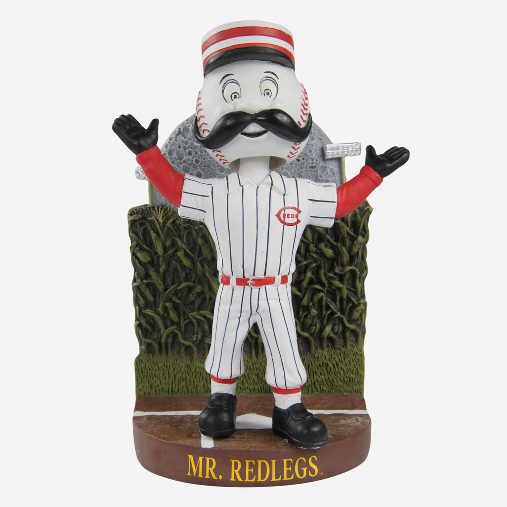 Mr Redlegs Cincinnati Reds 2022 Dyersville Cornfield Mascot Bobblehead FOCO - FOCO.com