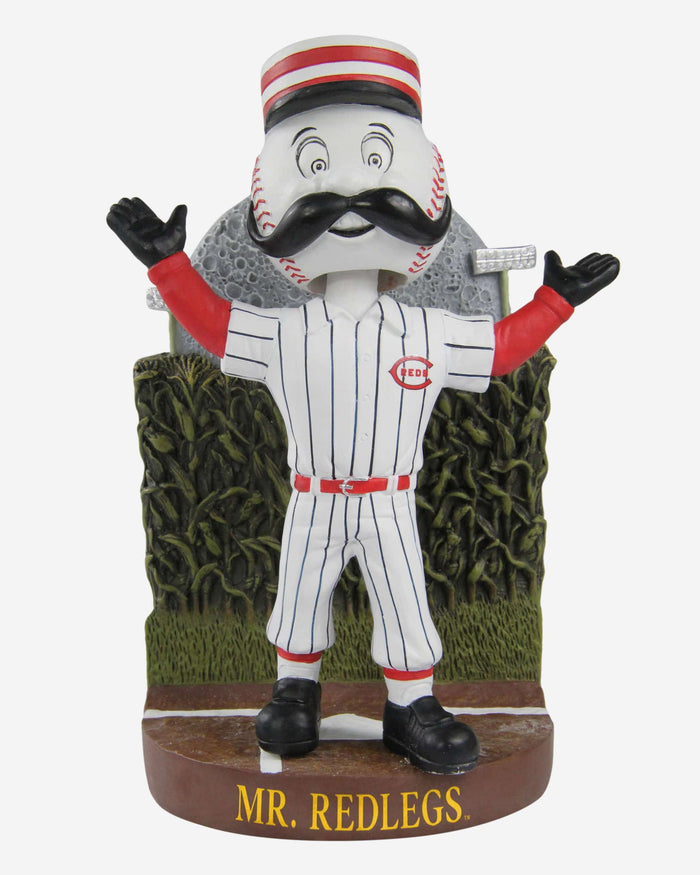 Mr Redlegs Cincinnati Reds 2022 Dyersville Cornfield Mascot Bobblehead FOCO - FOCO.com