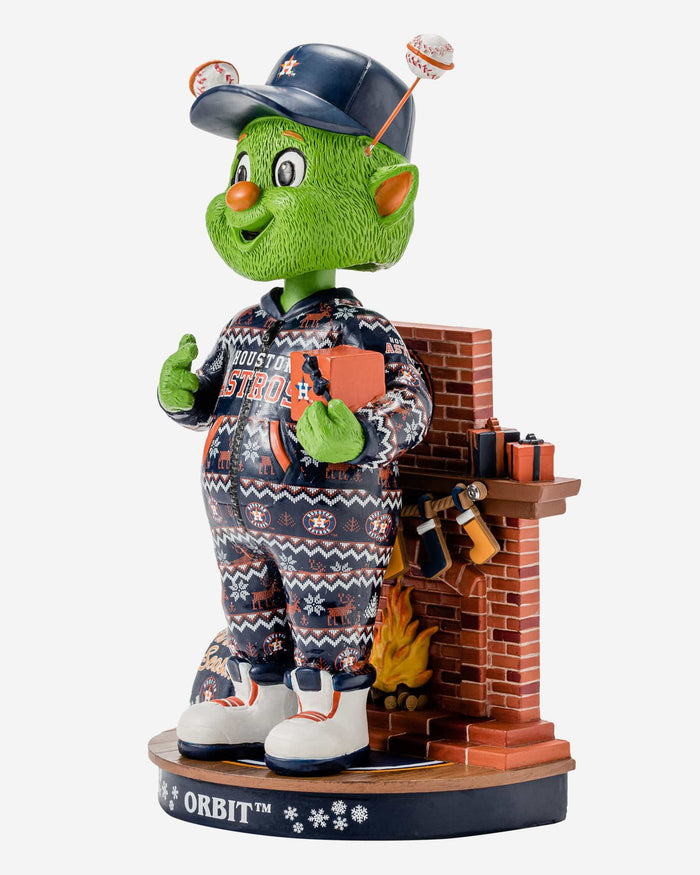 Orbit Houston Astros Holiday Mascot Bobblehead FOCO - FOCO.com