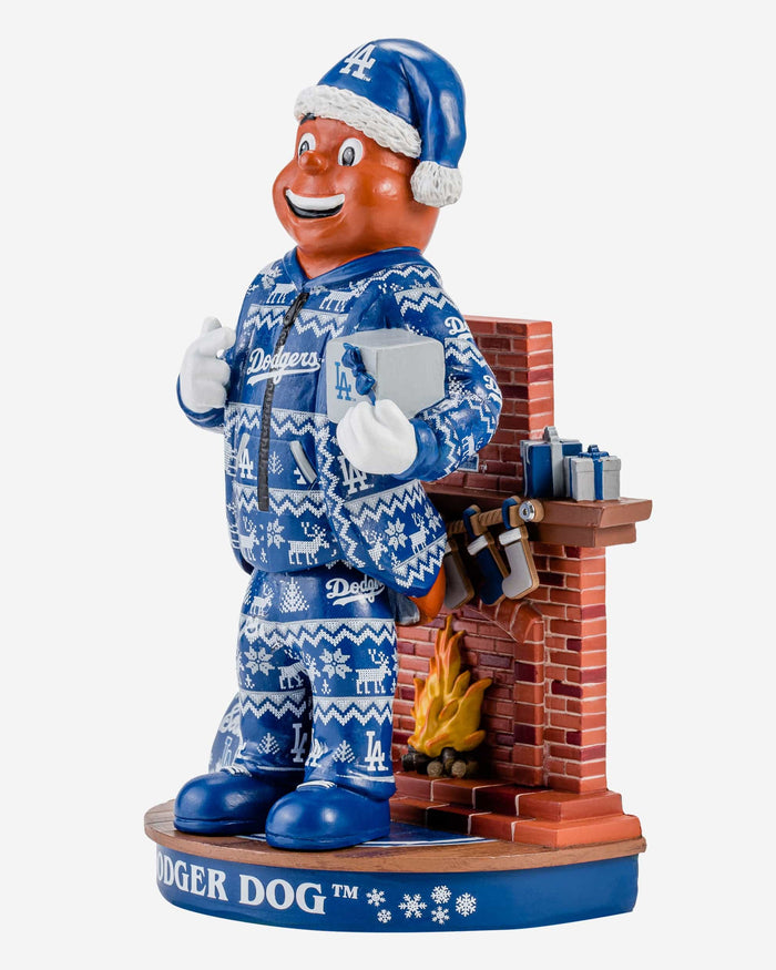 Dodger Dog Los Angeles Dodgers Holiday Mascot Bobblehead FOCO - FOCO.com