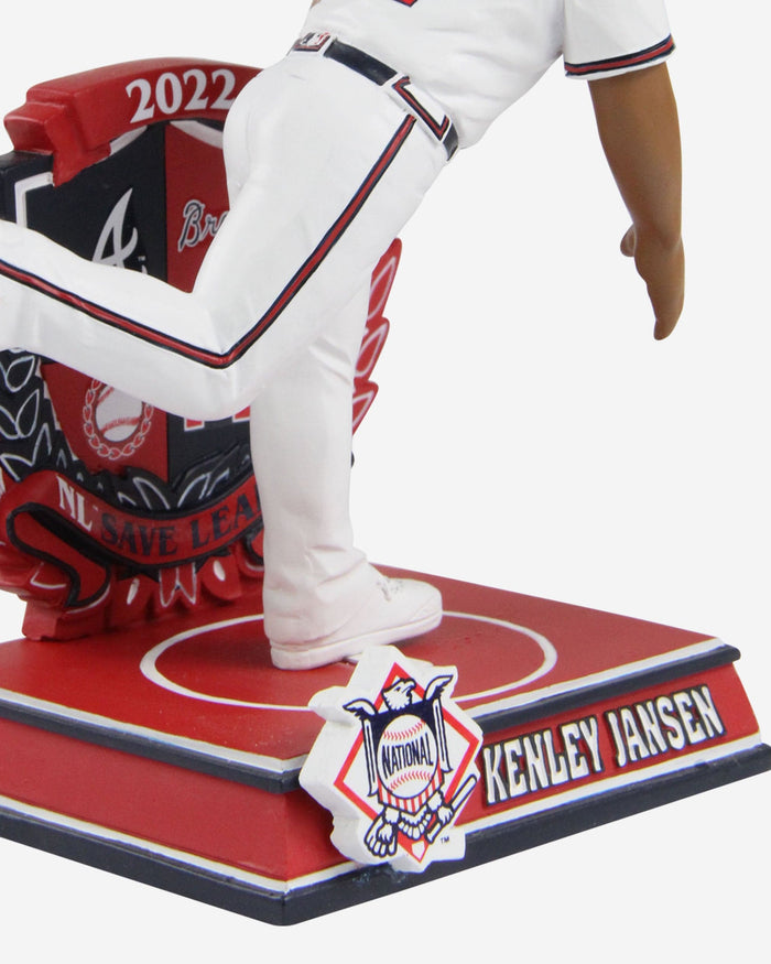 Kenley Jansen Atlanta Braves 2022 National League Save Leader Bobblehead FOCO - FOCO.com