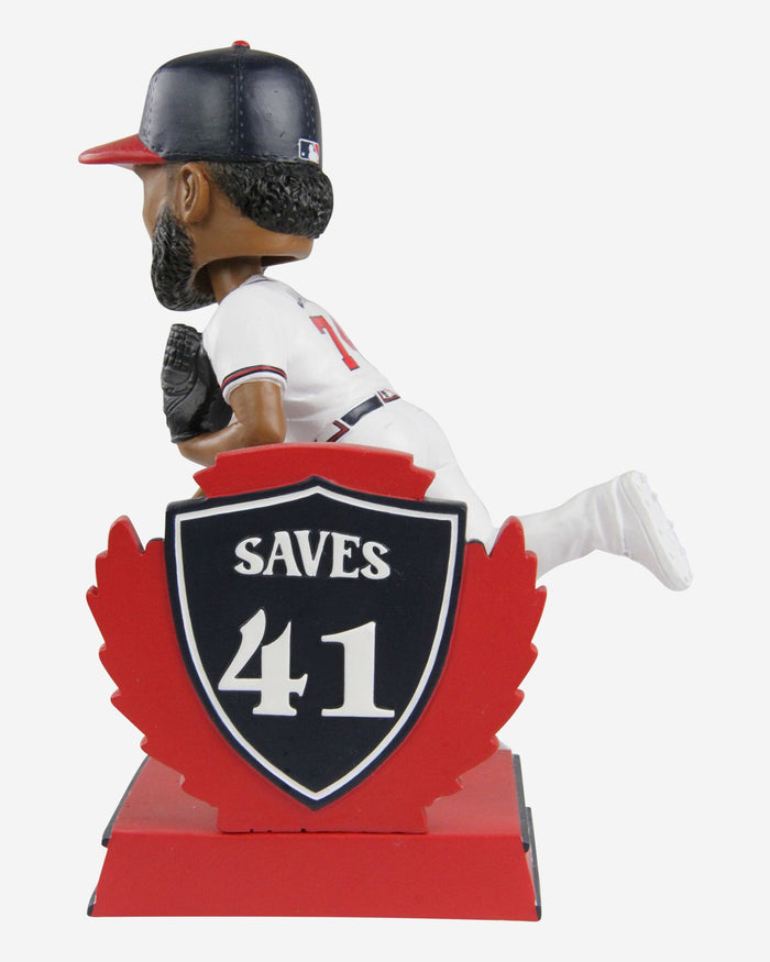 Kenley Jansen Atlanta Braves 2022 National League Save Leader Bobblehead FOCO - FOCO.com