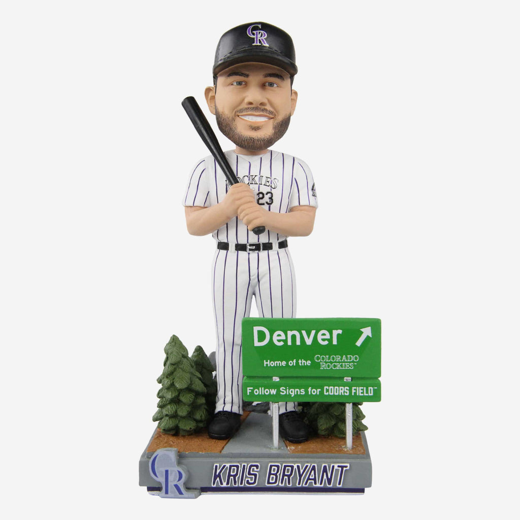 Kris Bryant Colorado Rockies Next Stop Bobblehead FOCO - FOCO.com