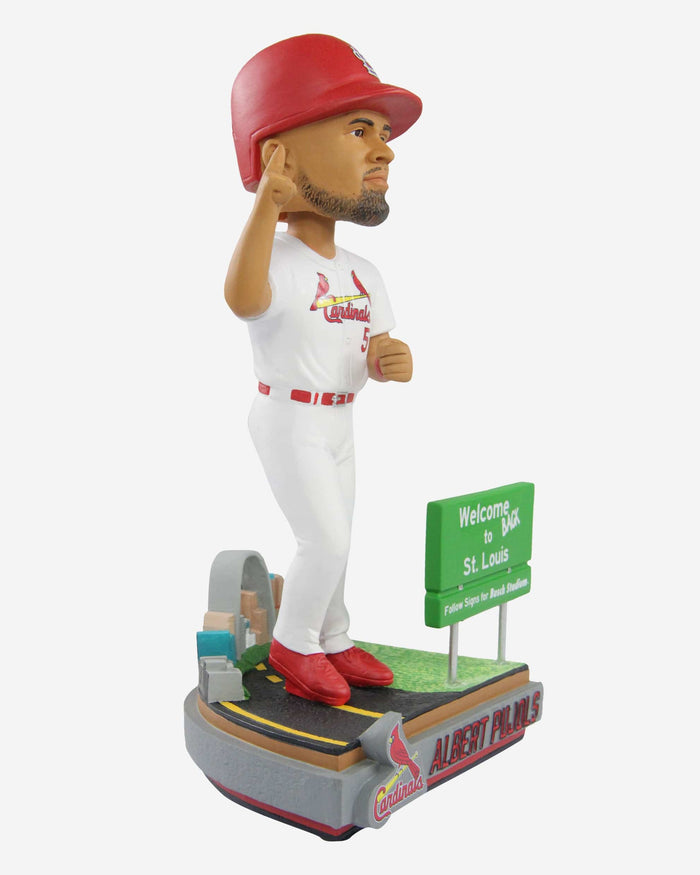 Albert Pujols St Louis Cardinals Welcome Home Bobblehead FOCO - FOCO.com