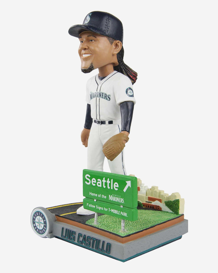 Luis Castillo Seattle Mariners Next Stop Bobblehead FOCO - FOCO.com