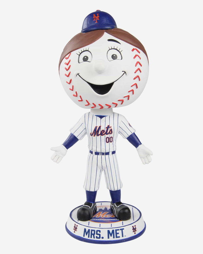 Mrs Met New York Mets Mascot Bighead Bobblehead FOCO - FOCO.com