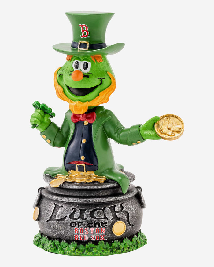 Wally the Green Monster Red Sox Saint Patricks Day Mascot Bobblehead FOCO - FOCO.com