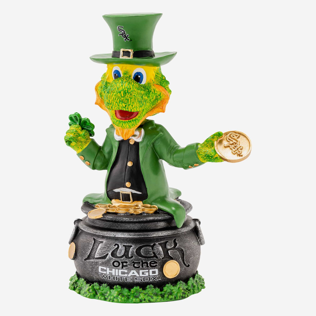 Southpaw Chicago White Sox Saint Patricks Day Mascot Bobblehead FOCO - FOCO.com