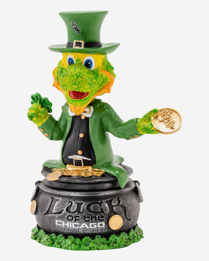 Southpaw Chicago White Sox Saint Patricks Day Mascot Bobblehead FOCO - FOCO.com