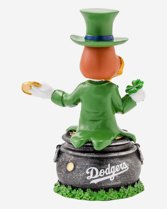 Dodger Dog Los Angeles Dodgers Dodgers Saint Patricks Day Mascot Bobblehead FOCO - FOCO.com