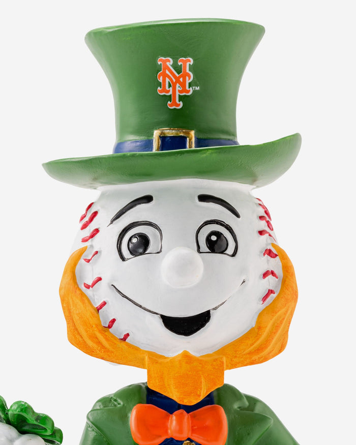 Mr Met New York Mets Saint Patricks Day Mascot Bobblehead FOCO - FOCO.com