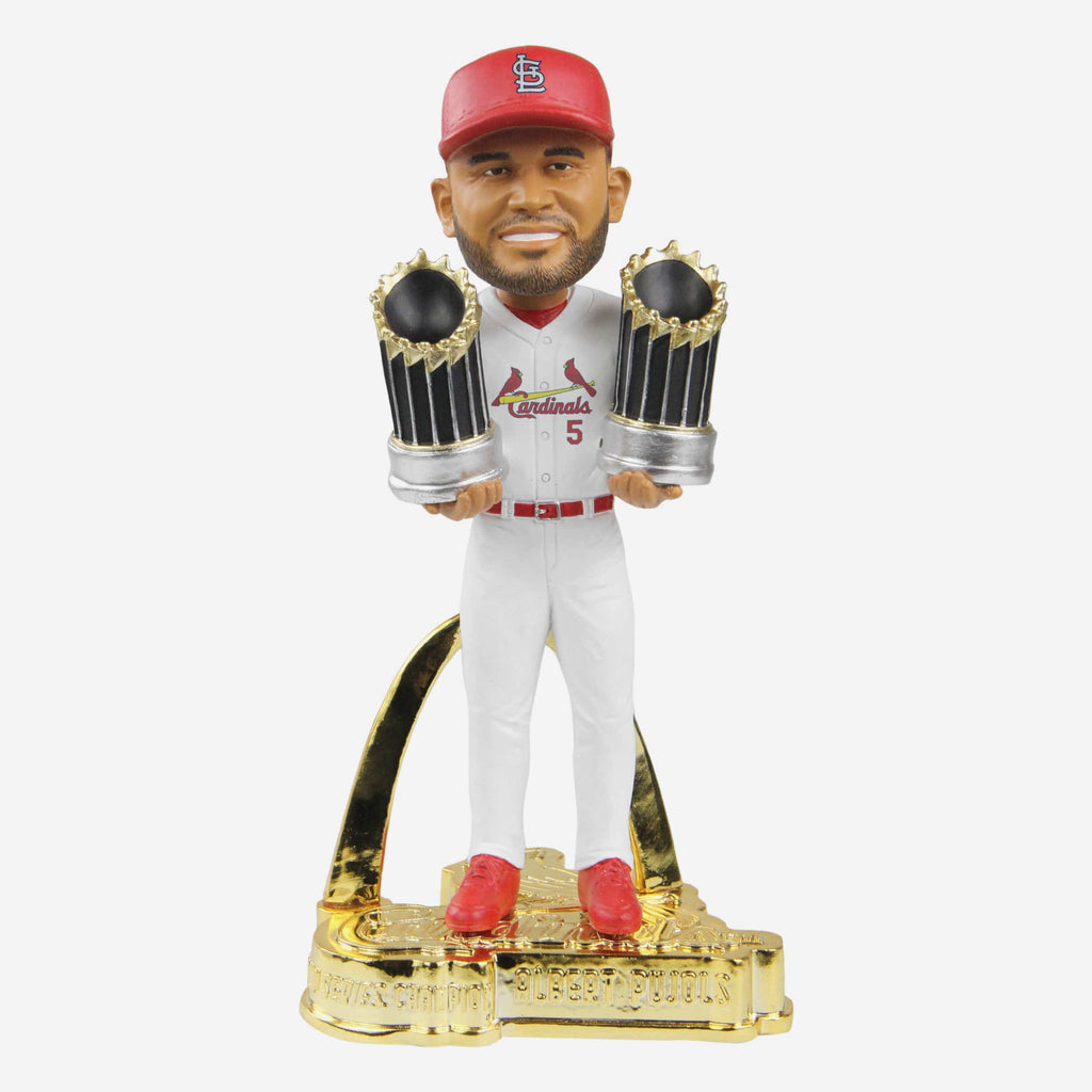 Albert Pujols St Louis Cardinals 2X World Series Champion Bobblehead FOCO - FOCO.com