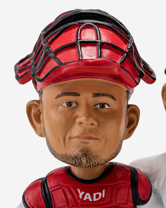 Adam Wainwright & Yadier Molina St Louis Cardinals 325 Career Battery Start Record Dual Bobblehead FOCO - FOCO.com