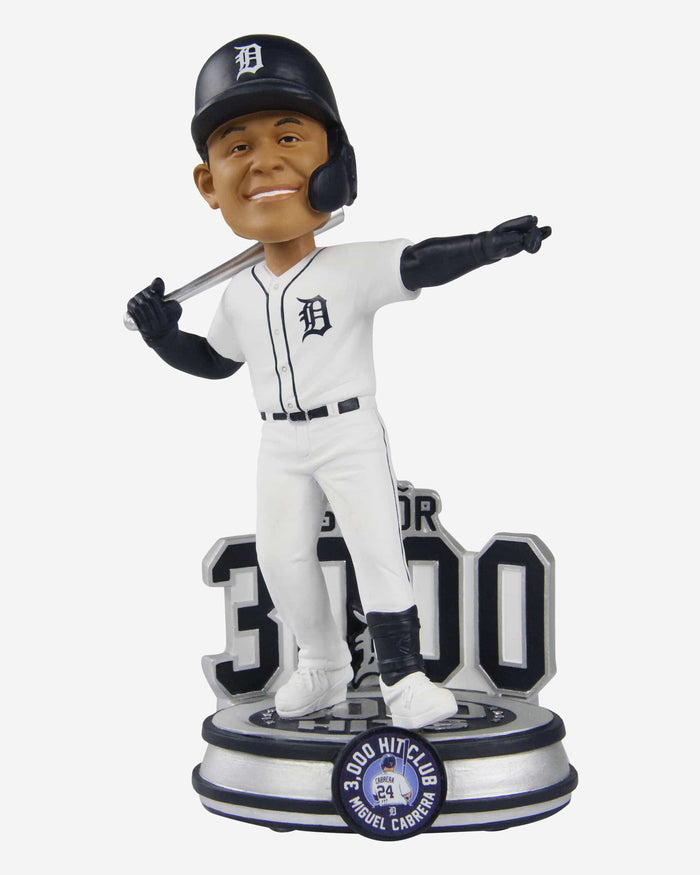 Miguel Cabrera Detroit Tigers 3000 Hit Bobblehead FOCO - FOCO.com