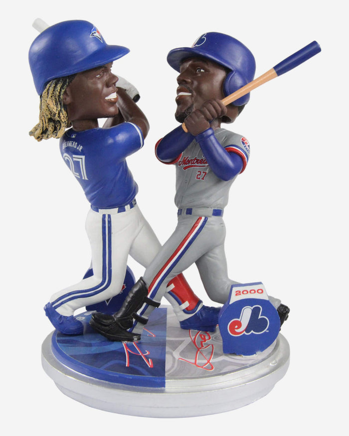 Vladimir Guerrero & Vladimir Guerrero Jr Toronto Blue Jays 40 Home Run Club Dual Bobblehead FOCO - FOCO.com