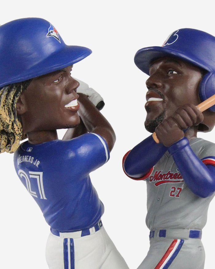 Vladimir Guerrero & Vladimir Guerrero Jr Toronto Blue Jays 40 Home Run Club Dual Bobblehead FOCO - FOCO.com