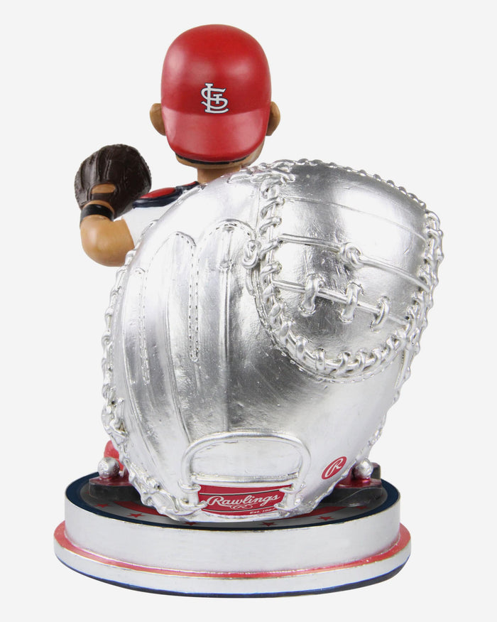 Yadier Molina St Louis Cardinals 4X Platinum Glove Award Bobblehead FOCO - FOCO.com