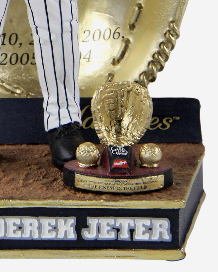 Derek Jeter New York Yankees 5X Gold Glove Award Bobblehead FOCO - FOCO.com