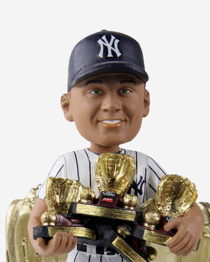 Derek Jeter New York Yankees 5X Gold Glove Award Bobblehead FOCO - FOCO.com