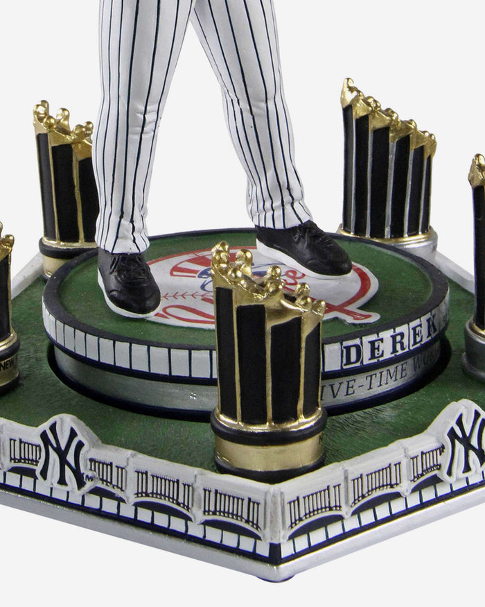 Derek Jeter New York Yankees 5X World Series Champion Spinning Bobblehead FOCO - FOCO.com