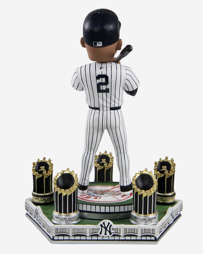 Derek Jeter New York Yankees 5X World Series Champion Spinning Bobblehead FOCO - FOCO.com