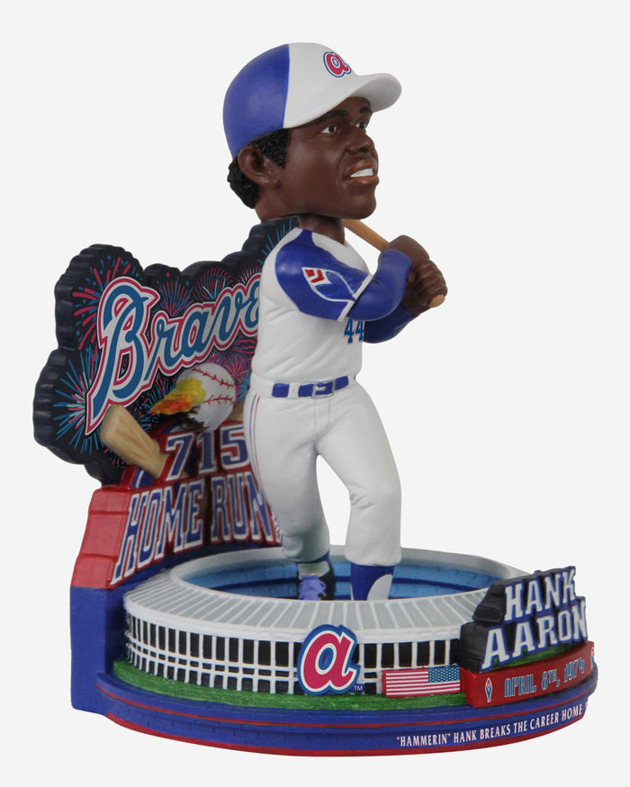 Hank Aaron Atlanta Braves 715th Home Run Moment Bobblehead FOCO - FOCO.com