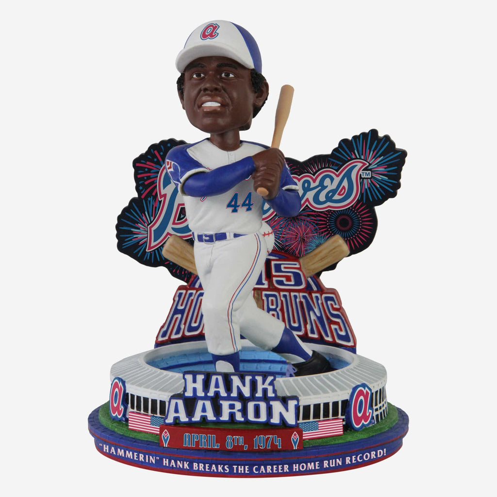 Hank Aaron Atlanta Braves 715th Home Run Moment Bobblehead FOCO - FOCO.com