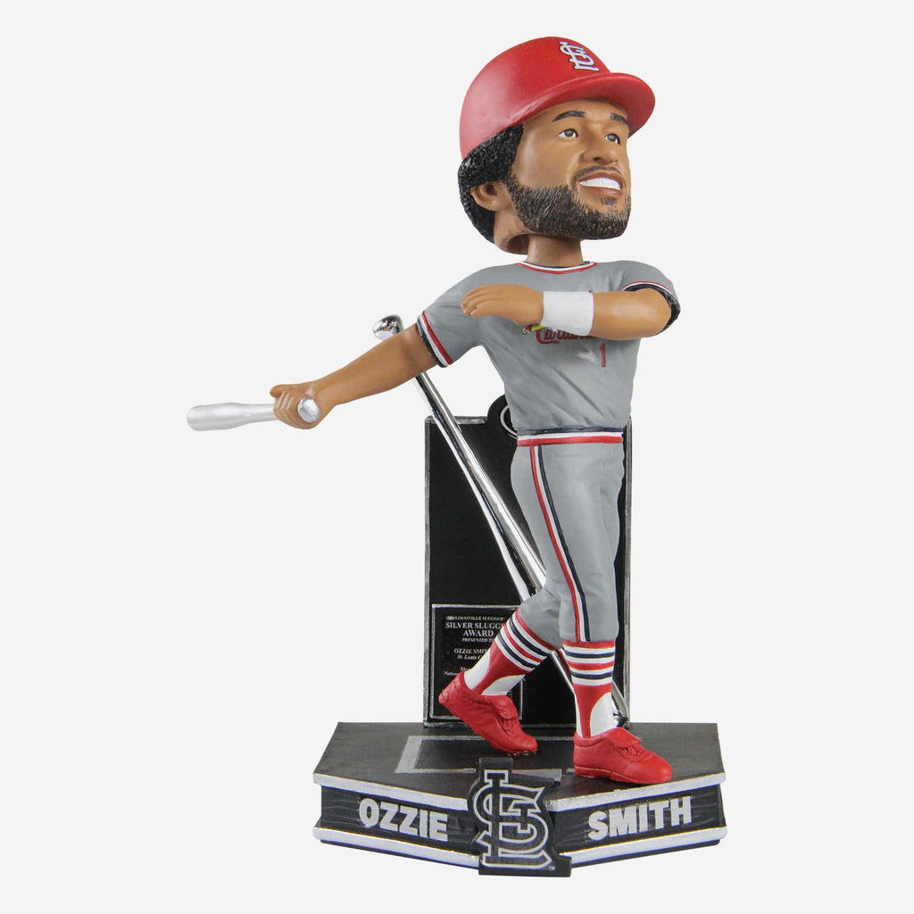 Ozzie Smith St Louis Cardinals 1987 Silver Slugger Bobblehead FOCO - FOCO.com