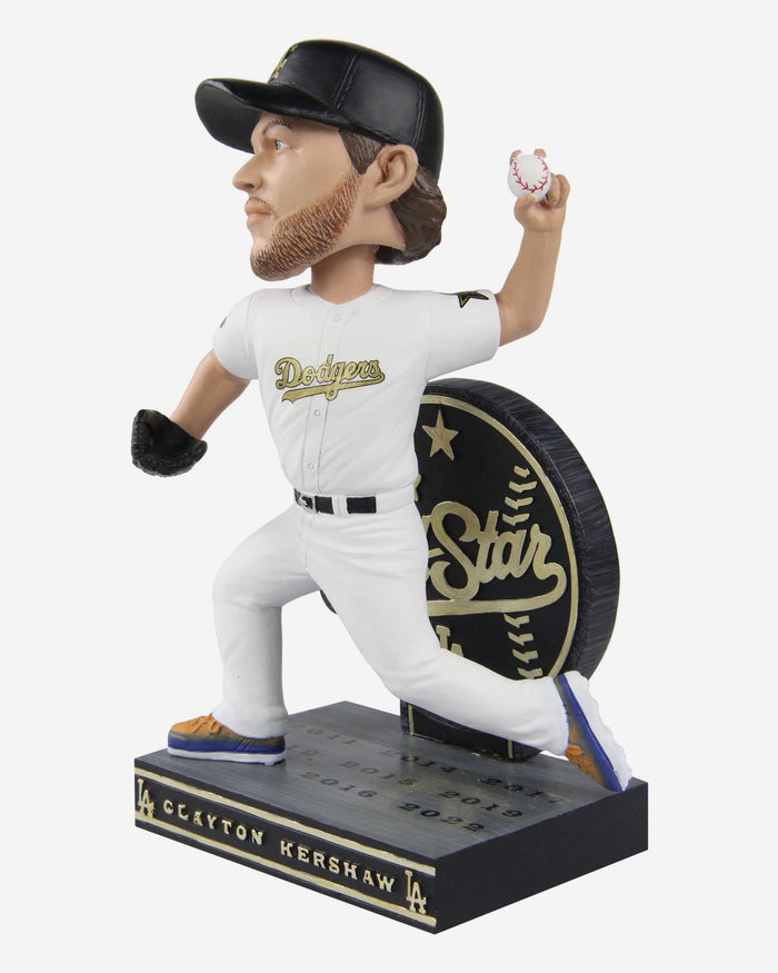 Clayton Kershaw Los Angeles Dodgers 9X All Star Bobblehead FOCO - FOCO.com