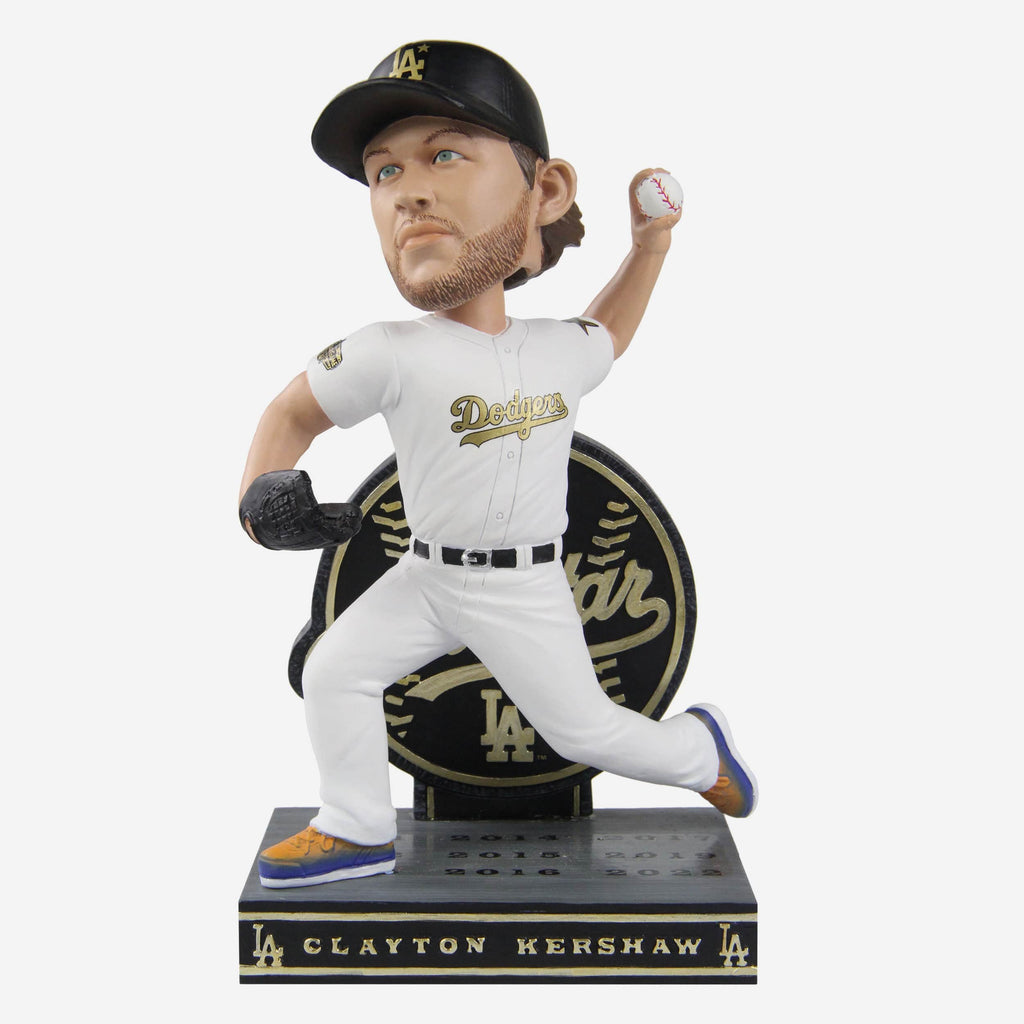 Clayton Kershaw Los Angeles Dodgers 9X All Star Bobblehead FOCO - FOCO.com