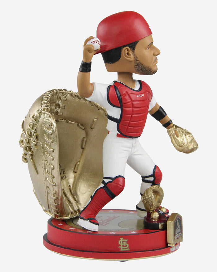 Yadier Molina St Louis Cardinals 9X Gold Glove Award Bobblehead FOCO - FOCO.com