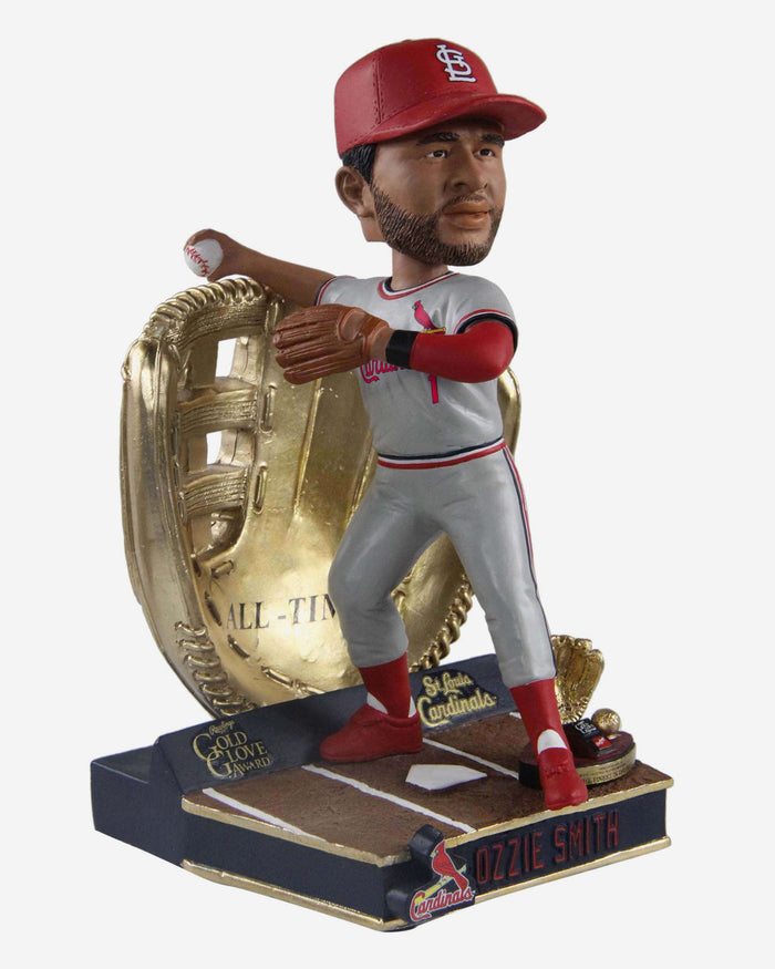 Ozzie Smith St Louis Cardinals All Time Gold Glove Bobblehead FOCO - FOCO.com