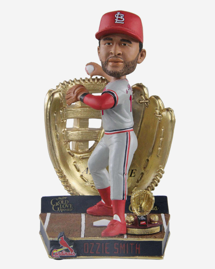 Ozzie Smith St Louis Cardinals All Time Gold Glove Bobblehead FOCO - FOCO.com