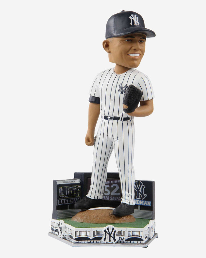 Mariano Rivera New York Yankees All-Time Saves Leader Bobblehead FOCO - FOCO.com