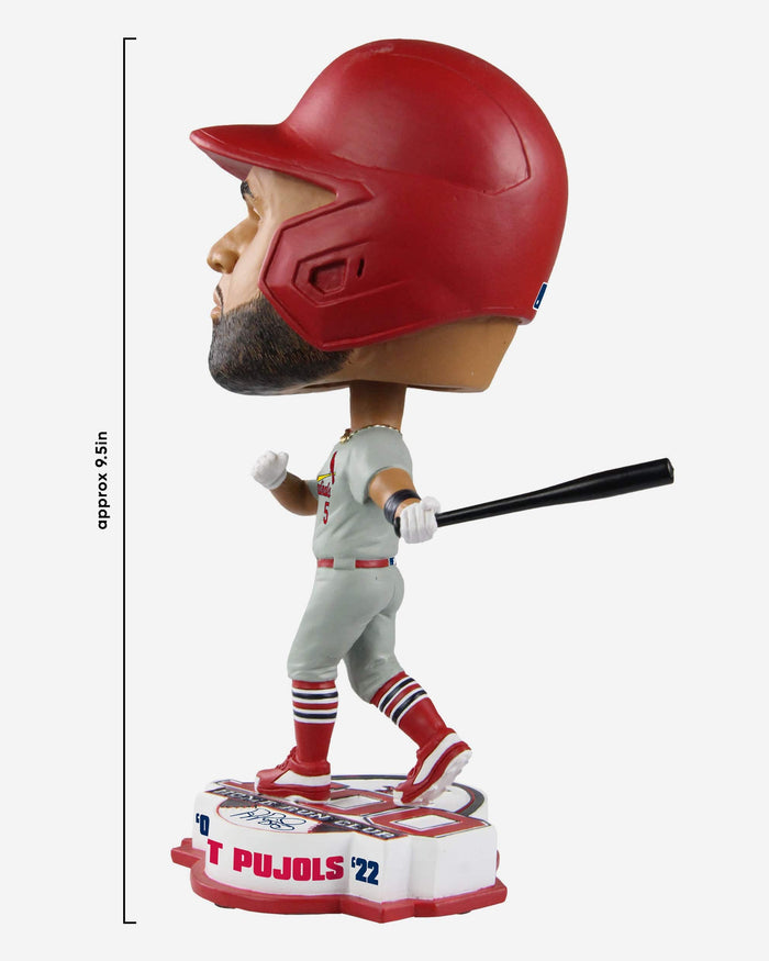 Albert Pujols St Louis Cardinals 700 Home Run Bighead Bobblehead FOCO - FOCO.com