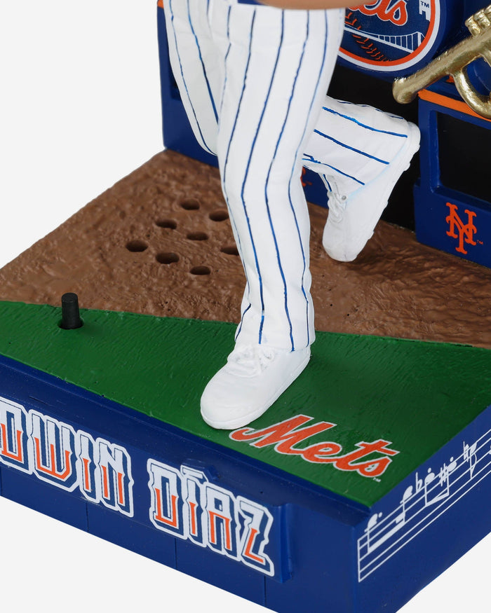 Edwin Diaz New York Mets Cue The Trumpets Entrance Music Bobblehead FOCO - FOCO.com