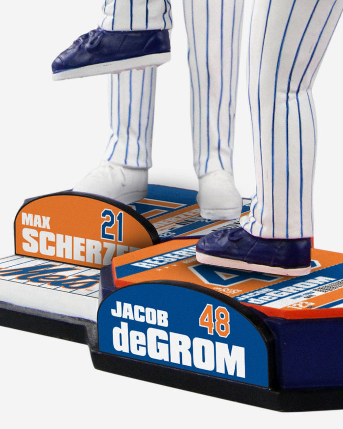 Jacob deGrom & Max Scherzer New York Mets Bobblemate Bobblehead FOCO - FOCO.com