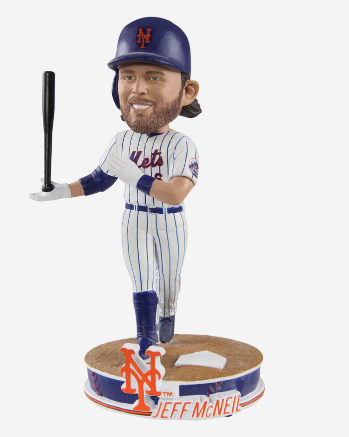 Jeff McNeil New York Mets Bat Flip Bobblehead FOCO - FOCO.com