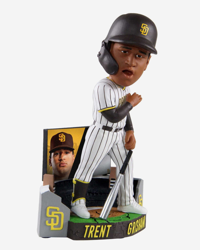 Trent Grisham San Diego Padres Ambassador Bat Flip Bobblehead FOCO - FOCO.com