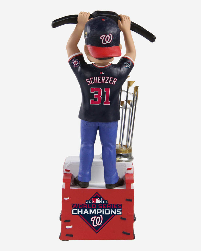 Max Scherzer Washington Nationals 2019 World Series Champions The Belt Bobblehead FOCO - FOCO.com