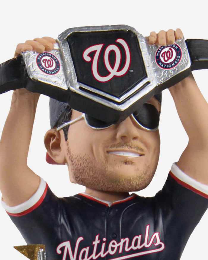 Max Scherzer Washington Nationals 2019 World Series Champions The Belt Bobblehead FOCO - FOCO.com